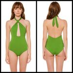 Mara Hoffman 💕💕 Namya One-Piece Halter Swimsuit L Photo 6