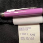 Vintage Avon Fashions Vintage Shirttail Black Dress Size 5/6 Photo 7