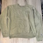 Champion  green Crewneck Sweater crew sweatshirt Photo 0