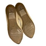 AK Sport Beige Perforated Flats With Elastic Strap Gold Accent 6 business casual Tan Photo 1