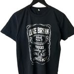 Luke Bryan Old 9 Brand Tanlines Whiskey T Shirt Tour Country Graphic Tee Medium Photo 0