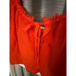 Very J Women's Red Off-Shoulder Blouse S Photo 4