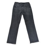 Pilcro  Vintage Straight Leg Jeans Black Distressed Women's 32‎ Stretch High-Rise Photo 1