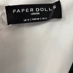 Paper Dolls London 10 Gray Floral Dress Sweetheart Romantic Cottagecore Garden Photo 5