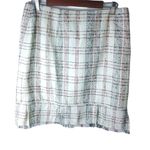 Worthington  14 Creme Tweed Skirt plus Photo 0