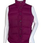 Lands End‎ Jacket Women Small Pink Down Vest Preppy Casual Campcore Cabincore Photo 0