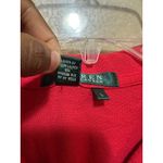 Ralph Lauren Lauren  Red Polo Shirt Women's‎ Size L Classic Fit Short Sleeve Photo 4