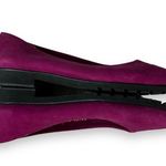 Salvatore Ferragamo Suede Ballet Flats Purple Magenta Size 8 Photo 6