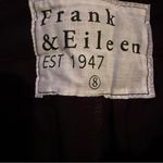 Frank & Eileen  Wicklow Italian Performance Twill Pants Women’s Size 8 Washed Bla Photo 5