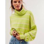 Free People  Paulie Sweater in Lemonade Combo Size Medium Photo 0