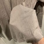 Jason Maxwell Vintage 90’s-Y2K stone gray baby micro ribbed top cotton blend  Photo 4