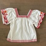 Madewell  embroidered sandblossom blouse Photo 7