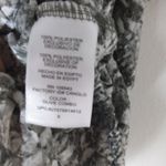 Daisy Fuentes  S Gray Snake Stretch Bubble Hem Top Photo 3