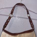 Bass western beige brown riveted shoulder bag Photo 2