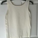 Chico's COPY -  Cream Fitted Sleeveless Tank Top Great for Layering Photo 5
