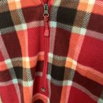 Eddie Bauer  Half Zip Fleece Sweatshirt Plaid Photo 1
