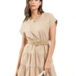 Blue Pepper Dress Size S NWT Tan Photo 2