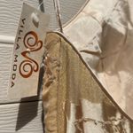 Sue Wong Nocturne Silk Beaded Halter Dress Gold Sz 8 Fringe Flapper Gatsby 30s Photo 15