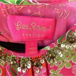 Lilly Pulitzer 50th Anniversary Jubilee Rohan pink silk top Multi Luscious Sz 6 Photo 4