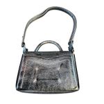 MM6 Maison Margiela Metallic Silver Buckle Shoulder Bag Photo 1