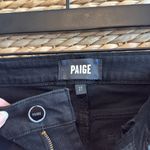 Paige  Verdugo Crop Mid-Rise Black Skinny Jeans, 27 Photo 7