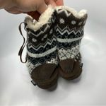 Muk Luk cozy knit slippers size‎ XL (9.5 Photo 1