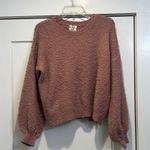 Hippie Rose  Women's Cozy Sweater - Pink size medium. Photo 2