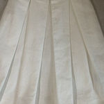 Just Taylor Size 8 Fit & Flare Dress White Boat Neck Sleeveless Classic Photo 2