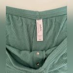 Auden Women’s Cozy Ribbed Sleep Shorts NWT Size Large Green Photo 3