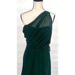 Birdy Grey  Kira Dress‎ Chiffon Emerald Size XXL Bridesmaids Prom One Shoulder Photo 2
