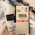 Island Escape Women's Paisley Tankini Top Full Bust Support Purple White 10 Photo 4