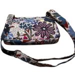 Vera Bradley Light Blue Floral Design Bag Accessories Purse Crossbody Wallet Set Photo 2