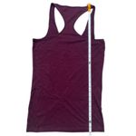 PINK - Victoria's Secret Victoria's Secret‎ PINK Burgundy Racerback Tank Top Size Small Sporty Athleisure Photo 3