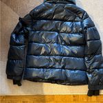 SAM. Black Down Puffer Jacket Blue Size XS Photo 2