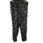 Peter Som  L Black Tan Pineapples Lounge Pants Photo 1