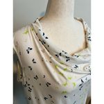 Nue Options Sleeveless Butterfly Cowl Neck Blouse Blouse 1X White Photo 3