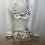 Maaji  reversible bikini set Floral Stripes Size 16‎ XXS GUC 0386 Photo 2