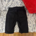 Encore Sz Large Juniors Stretchy Black Distressed Bermuda Shorts Jeans Destroyed Photo 3