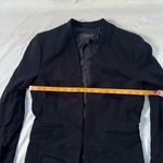 J.Crew Going Out Blazer Stretch Twill Black Women Size 4 Open Front Career Chic Photo 7