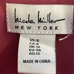 Nicole Miller Women's One Shoulder Floral Midi Dress Size 8 Multicolor Photo 7