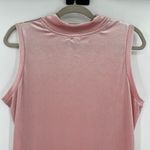 Love, Fire LOVE FIRE Velvet Dress Sz XL Pink Mock Neck Ruching Soft Girl Valentines Party Photo 6