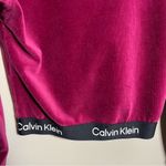Calvin Klein  Performance Velour cropped hoodie XS Photo 3