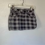 Miley Cyrus & Max Azria Women Buffalo Plaid checkered mini skirt Grey XSmall 1 Gray Size undefined Photo 2