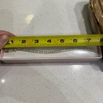 Target NEW 7.5” Peermont Jewelry Gold Tone Faux Diamond Clasp Tennis Bracelet Photo 8