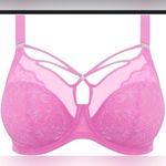 New! Elomi Pink Brianna Strappy Underwire Plunge Bra Size undefined Photo 2