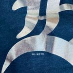 Women’s Nike Detroit Tigers Striped Sleeve Metallic Logo Baseball Tee Orange Photo 5