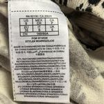 Guess Black and Cream Criss Cross Back Knit Long Sleeve Bodycon Midi Dress Small Photo 11