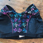 Cacique  multicolored hear 38DDD no wire sports bra Photo 0