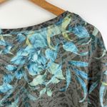 Catherines  Floral Leaf Print Tunic Top Size 4X Multicolor Stretch Comfy Boho Photo 2