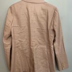 J.Crew  Bristol Dusty‎ Pink Blush Blazer Gold Buttons Linen Size 8 Photo 3